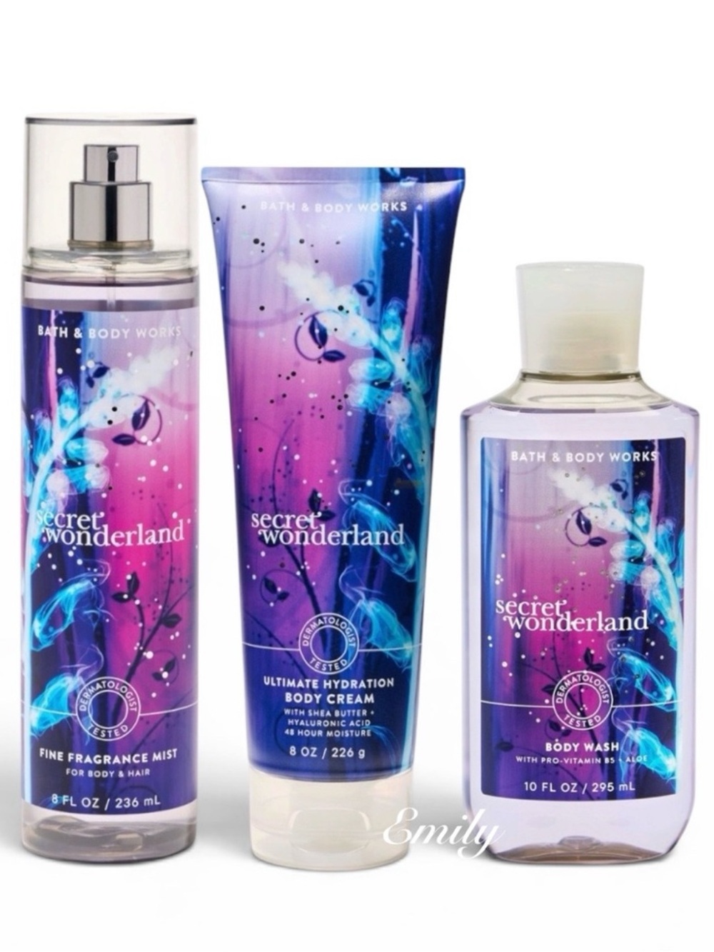 Bath & Body Works SECRET WONDERLAND Body Care Trio